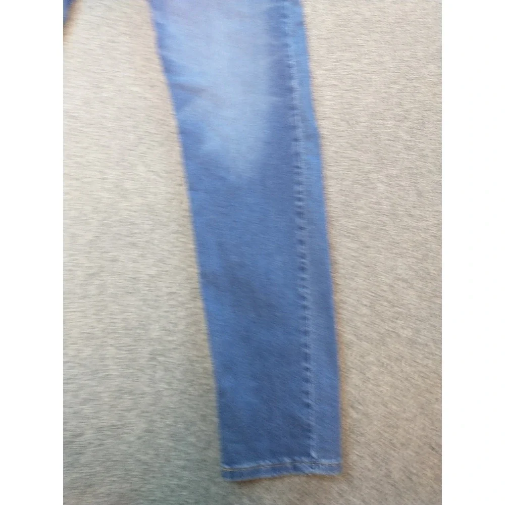 Levis Performance 511 Slim Fit Distressed Medium Wash Blue Jeans Mens 34x33
